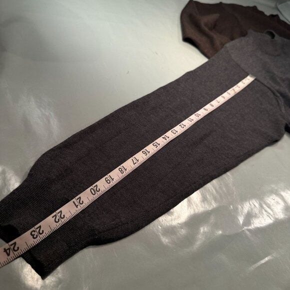 Joseph Lyman Crewneck Sweaters Mens Fine Merino Wool Italy Bundle Gray Brown - Picture 16 of 16